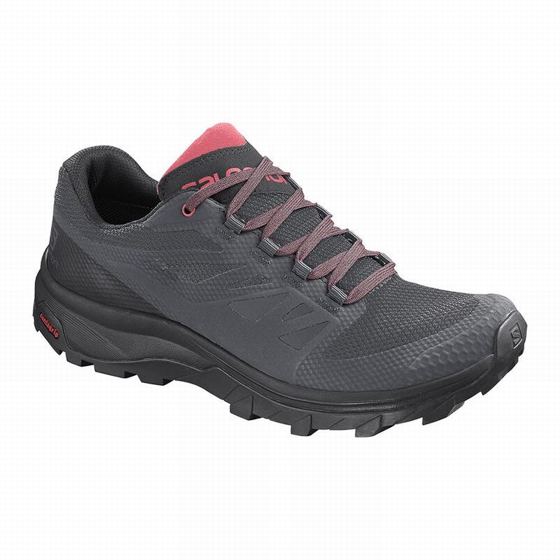 Buty Trekkingowe Damskie Salomon OUTLINE GORE-TEX - Ciemny Niebieskie / Czarne - Polska (295-HKRXCG)